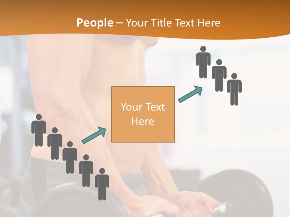 Gyming Focused Healthy PowerPoint Template