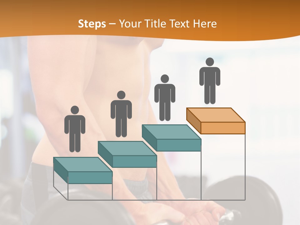 Gyming Focused Healthy PowerPoint Template