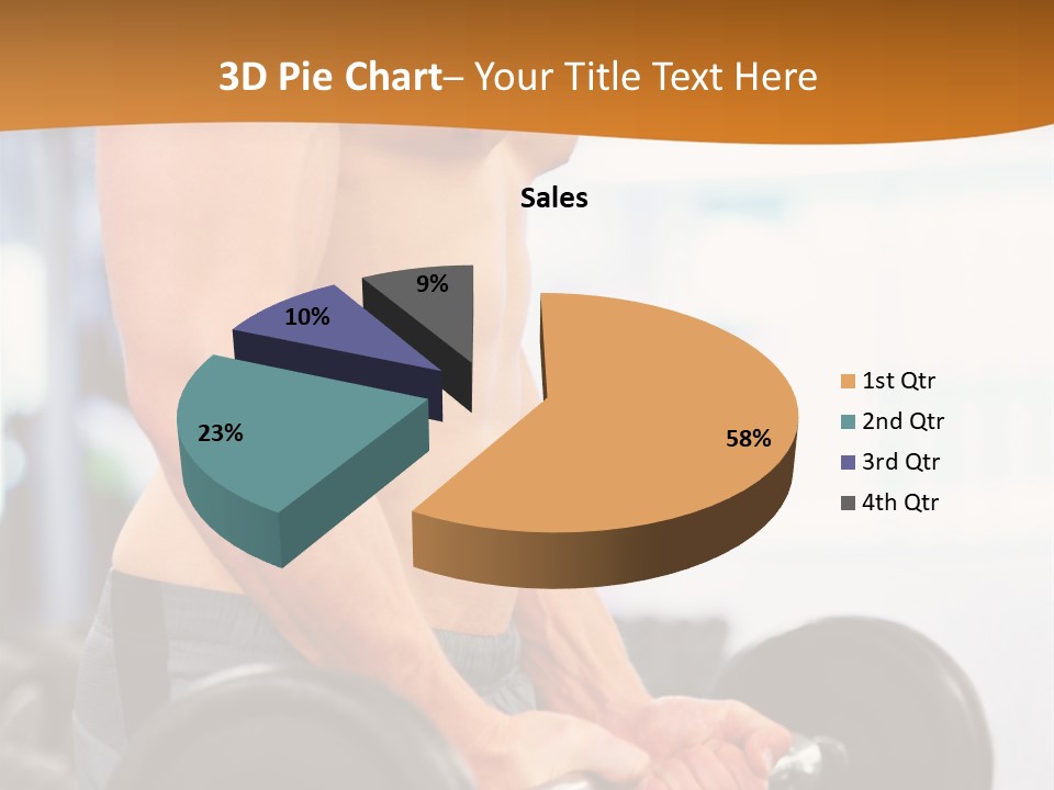 Gyming Focused Healthy PowerPoint Template