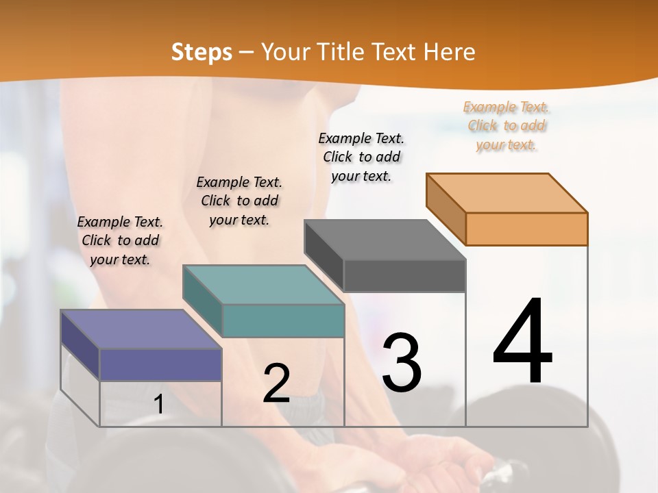 Gyming Focused Healthy PowerPoint Template