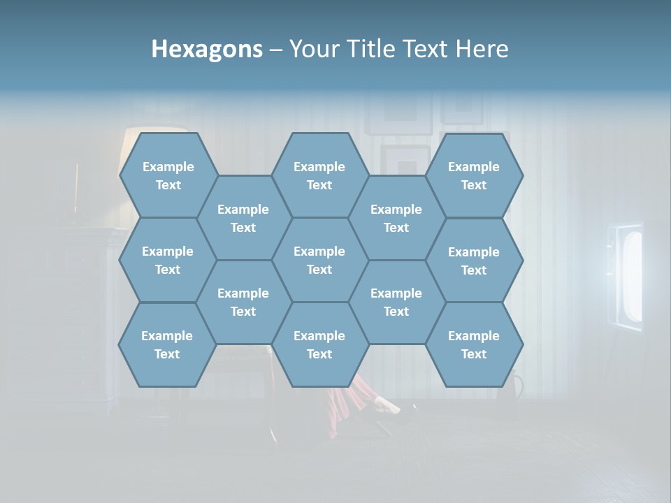 Entertainment Shout Figure PowerPoint Template