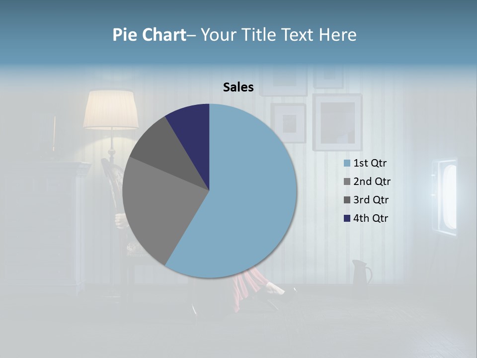 Entertainment Shout Figure PowerPoint Template