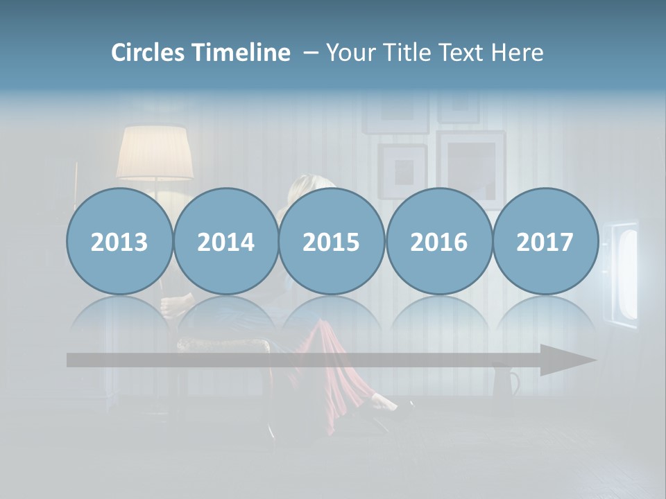 Entertainment Shout Figure PowerPoint Template