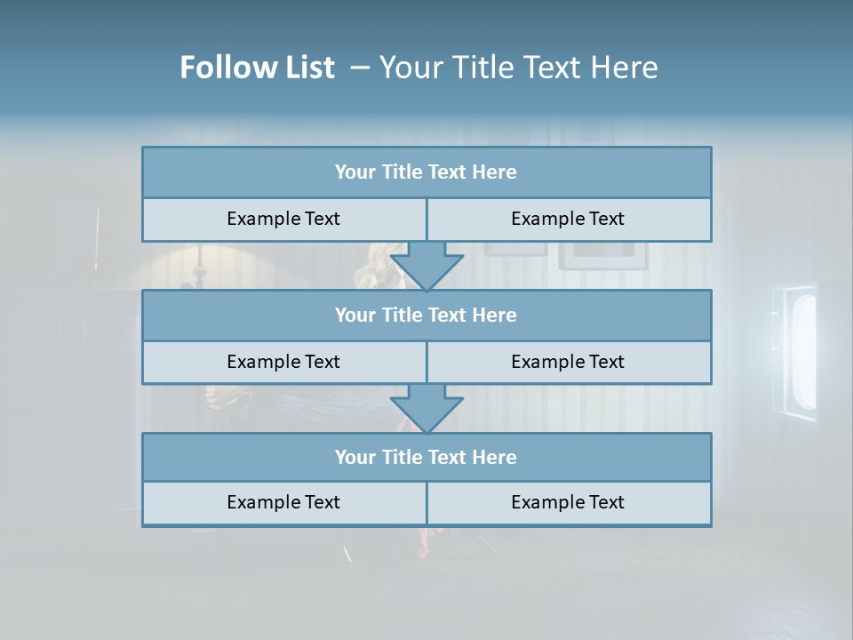 Entertainment Shout Figure PowerPoint Template