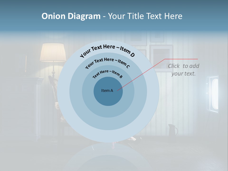 Entertainment Shout Figure PowerPoint Template