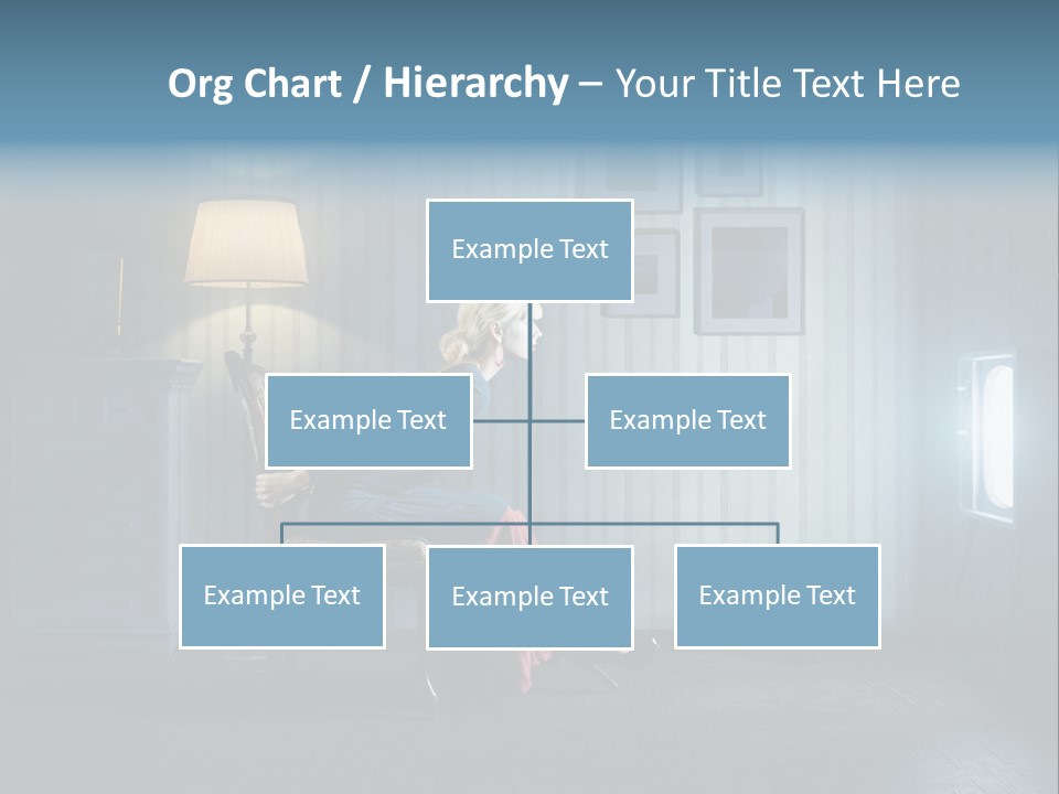 Entertainment Shout Figure PowerPoint Template