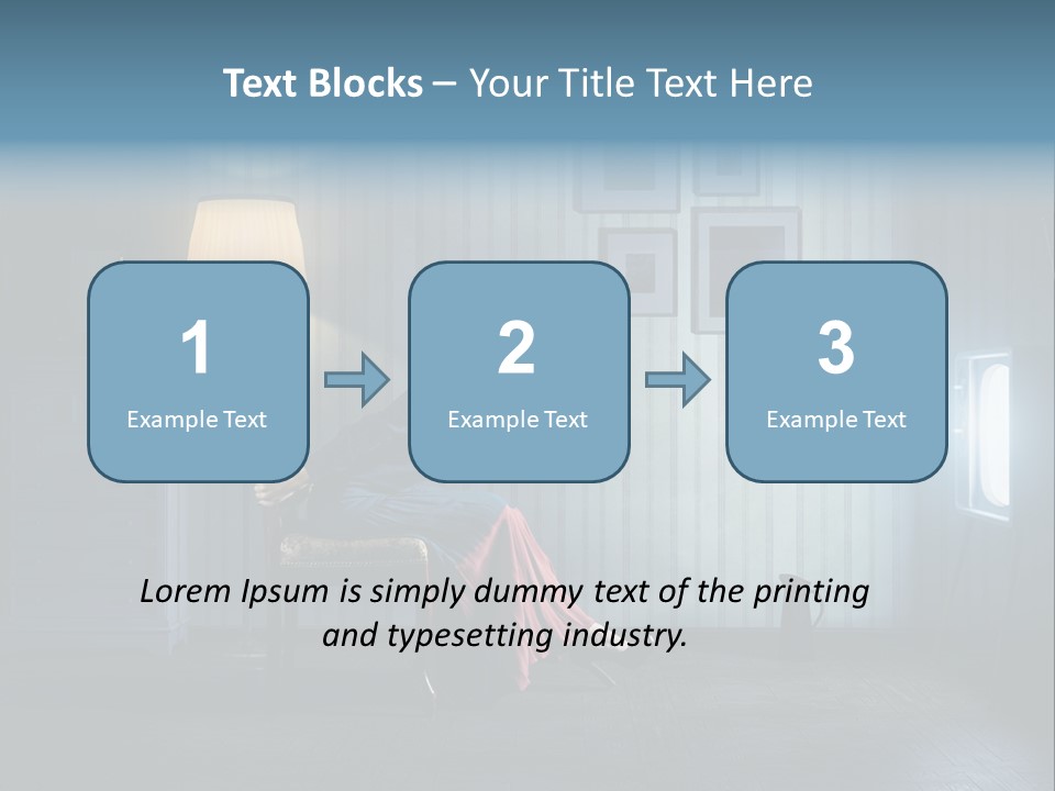 Entertainment Shout Figure PowerPoint Template