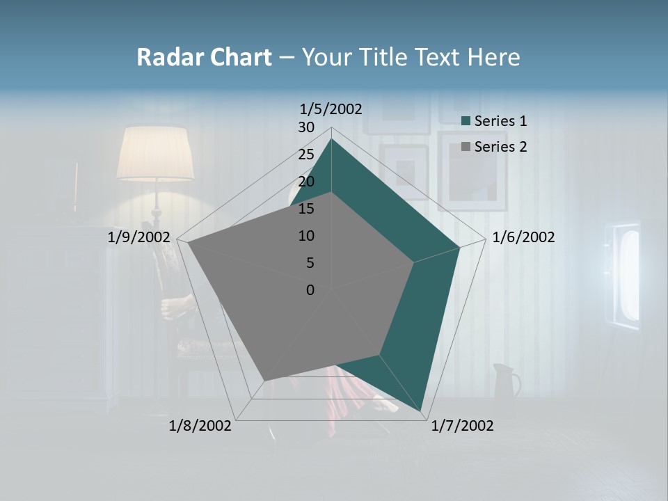 Entertainment Shout Figure PowerPoint Template
