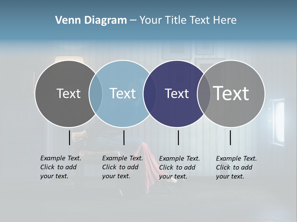 Entertainment Shout Figure PowerPoint Template