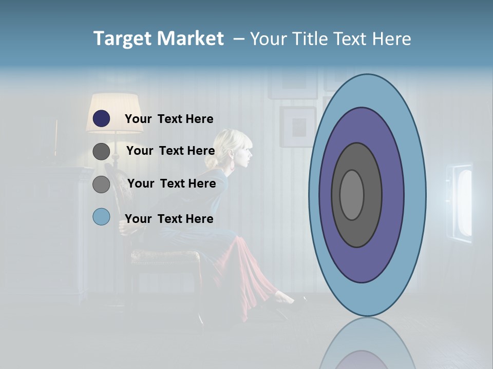 Entertainment Shout Figure PowerPoint Template