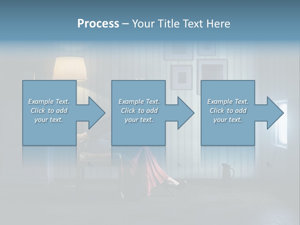 Entertainment Shout Figure PowerPoint Template