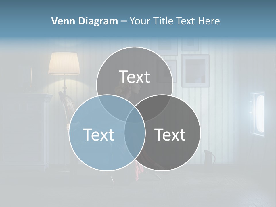 Entertainment Shout Figure PowerPoint Template