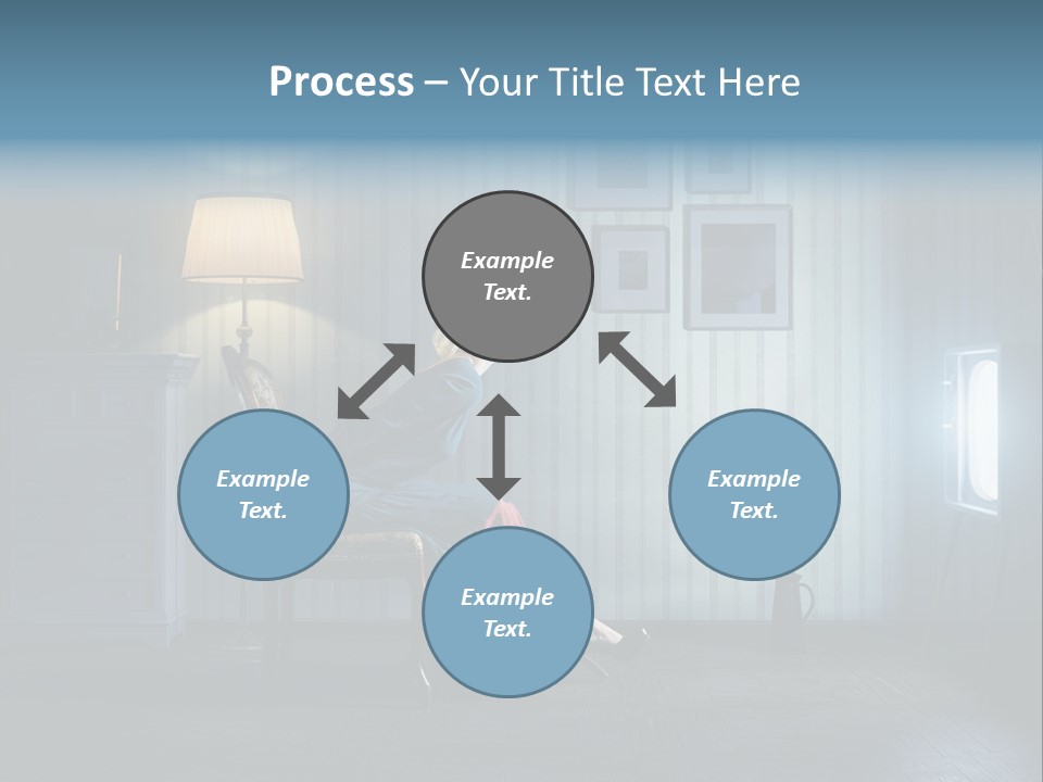 Entertainment Shout Figure PowerPoint Template