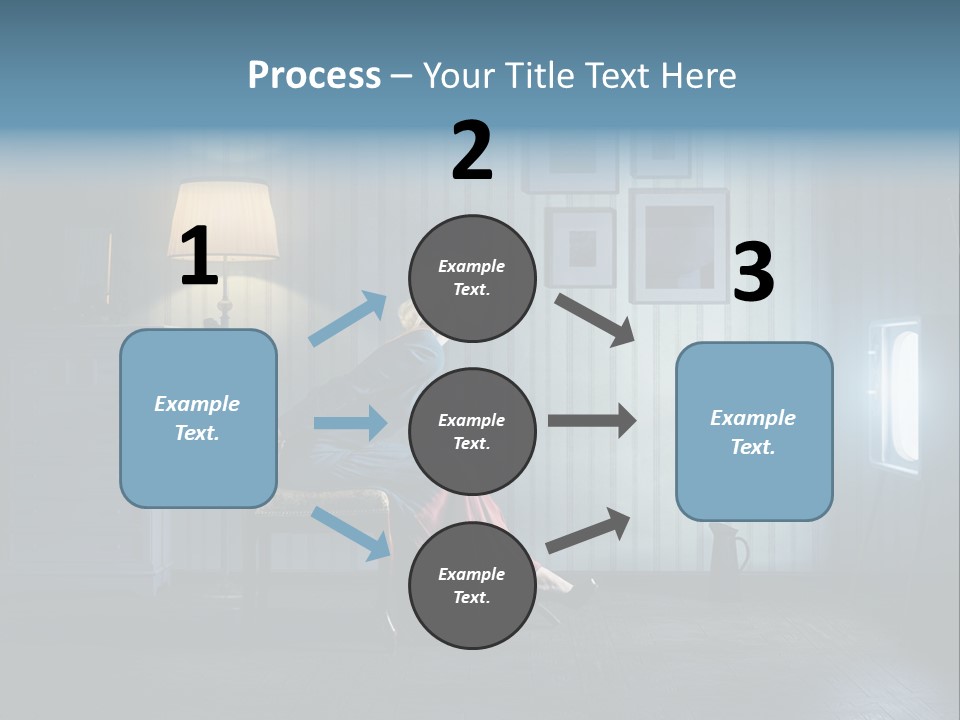 Entertainment Shout Figure PowerPoint Template