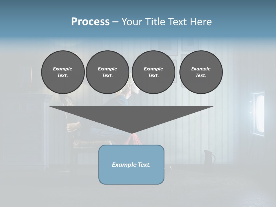 Entertainment Shout Figure PowerPoint Template