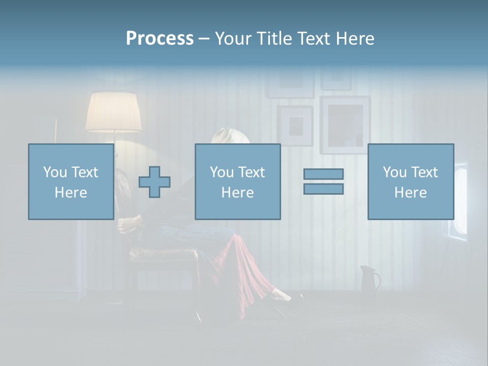 Entertainment Shout Figure PowerPoint Template