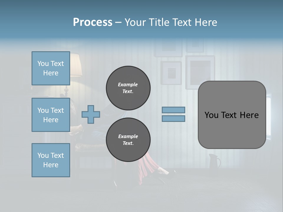 Entertainment Shout Figure PowerPoint Template