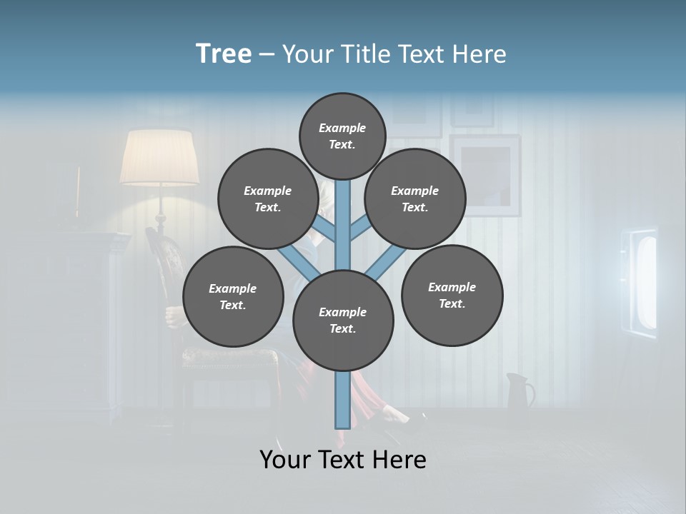 Entertainment Shout Figure PowerPoint Template
