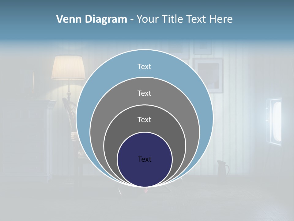 Entertainment Shout Figure PowerPoint Template