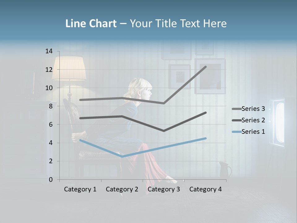 Entertainment Shout Figure PowerPoint Template