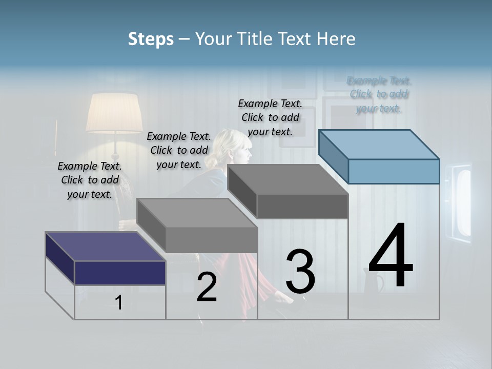 Entertainment Shout Figure PowerPoint Template
