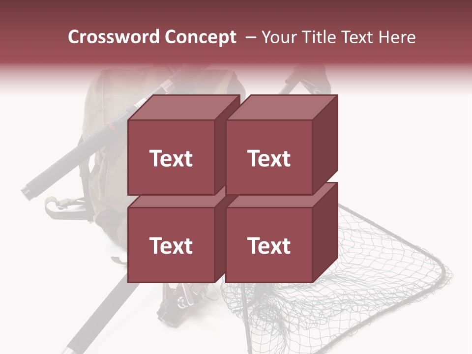 Fishing Net Angling Net PowerPoint Template