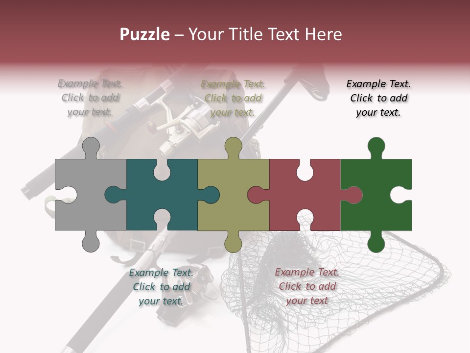 Fishing Net Angling Net PowerPoint Template