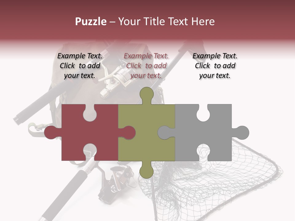 Fishing Net Angling Net PowerPoint Template