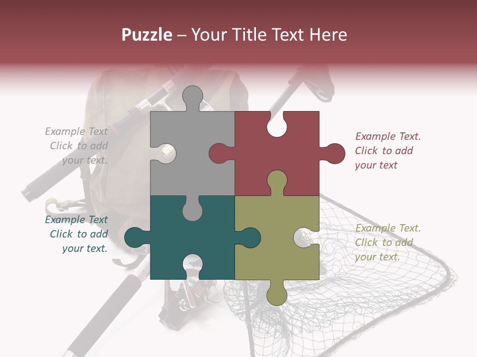 Fishing Net Angling Net PowerPoint Template