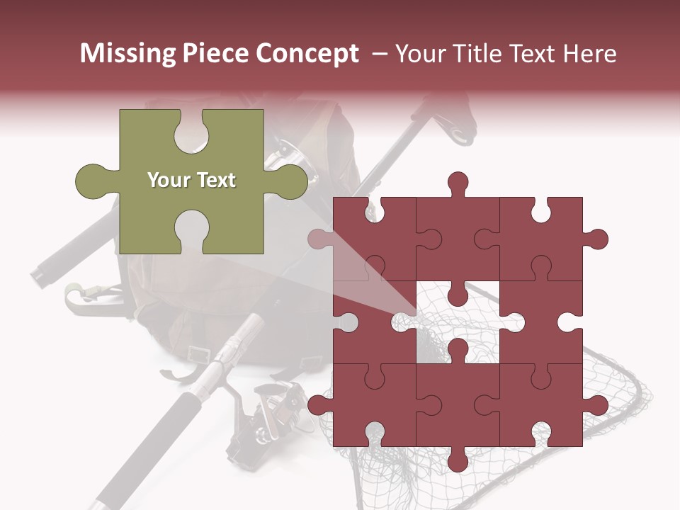 Fishing Net Angling Net PowerPoint Template