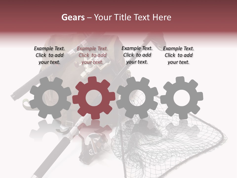 Fishing Net Angling Net PowerPoint Template