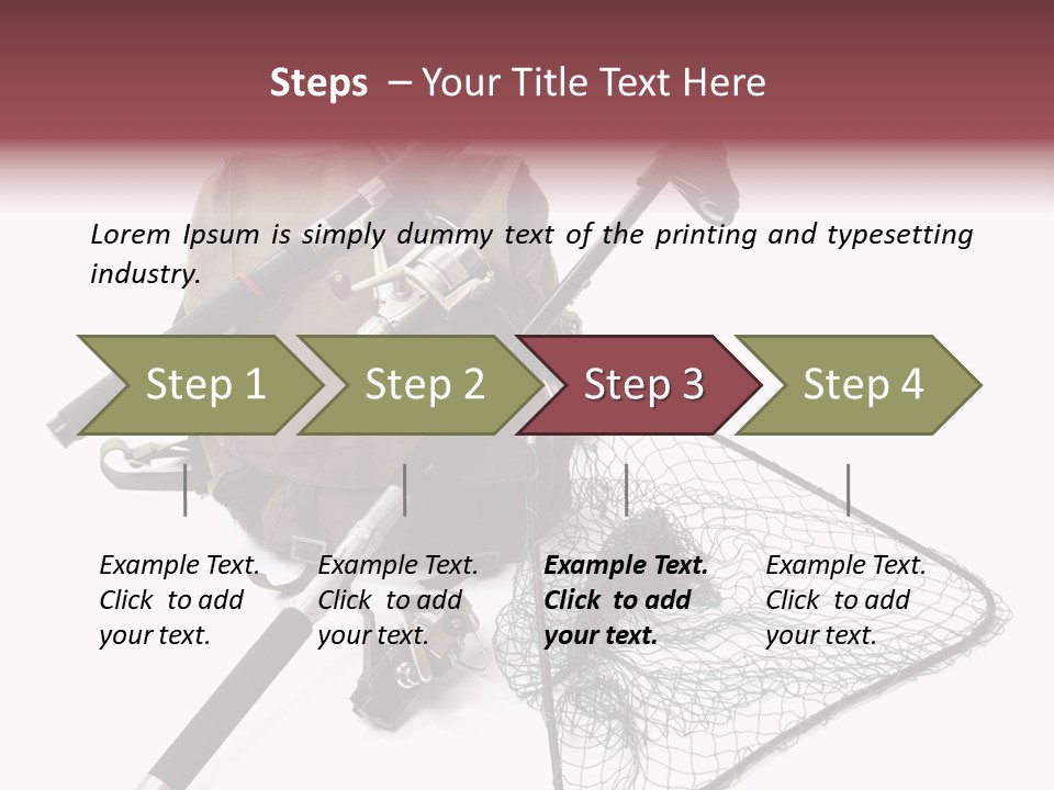Fishing Net Angling Net PowerPoint Template