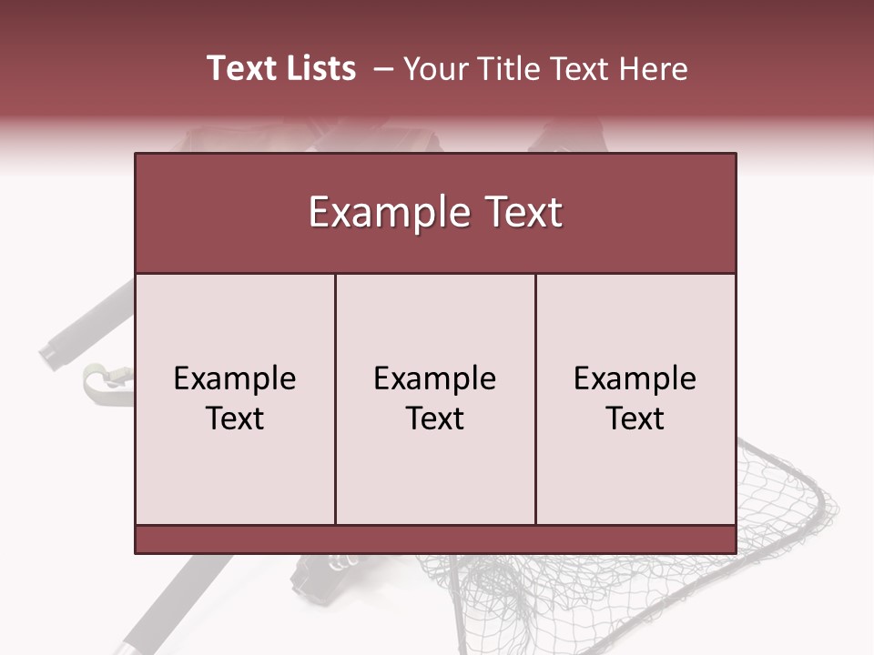 Fishing Net Angling Net PowerPoint Template