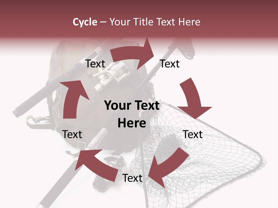 Fishing Net Angling Net PowerPoint Template