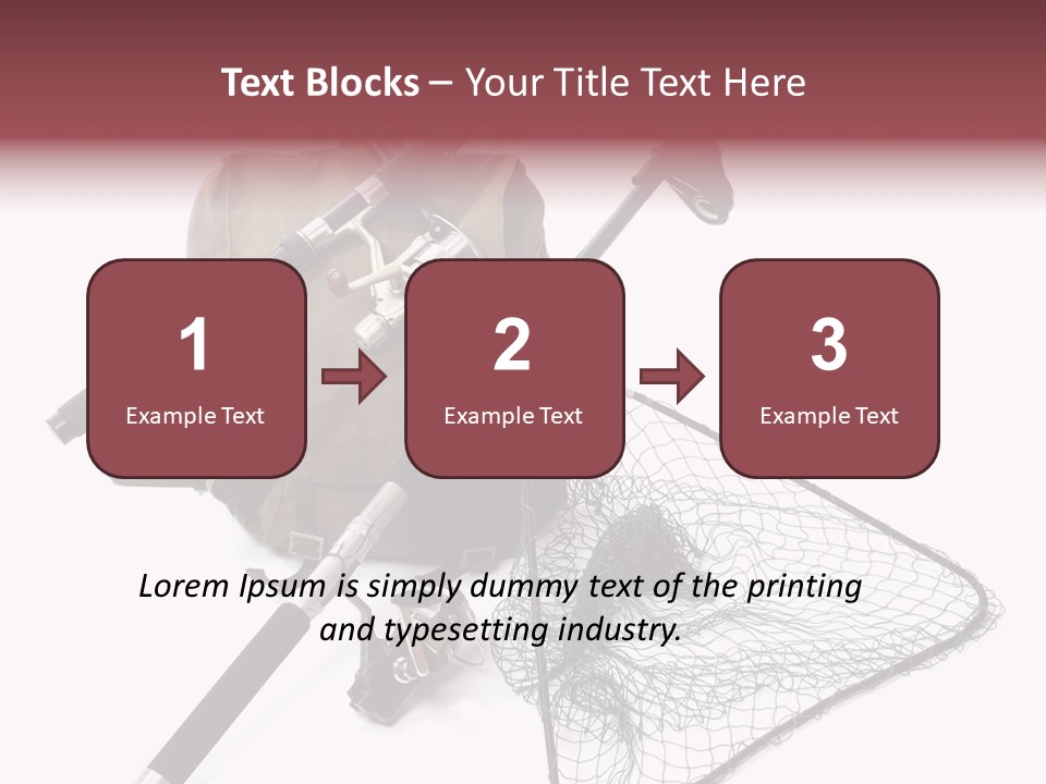 Fishing Net Angling Net PowerPoint Template