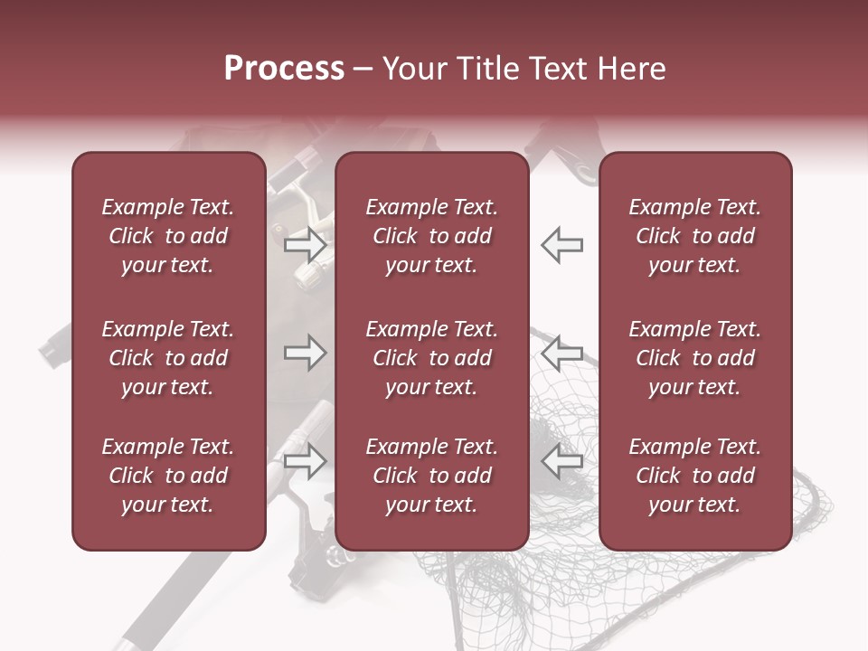 Fishing Net Angling Net PowerPoint Template