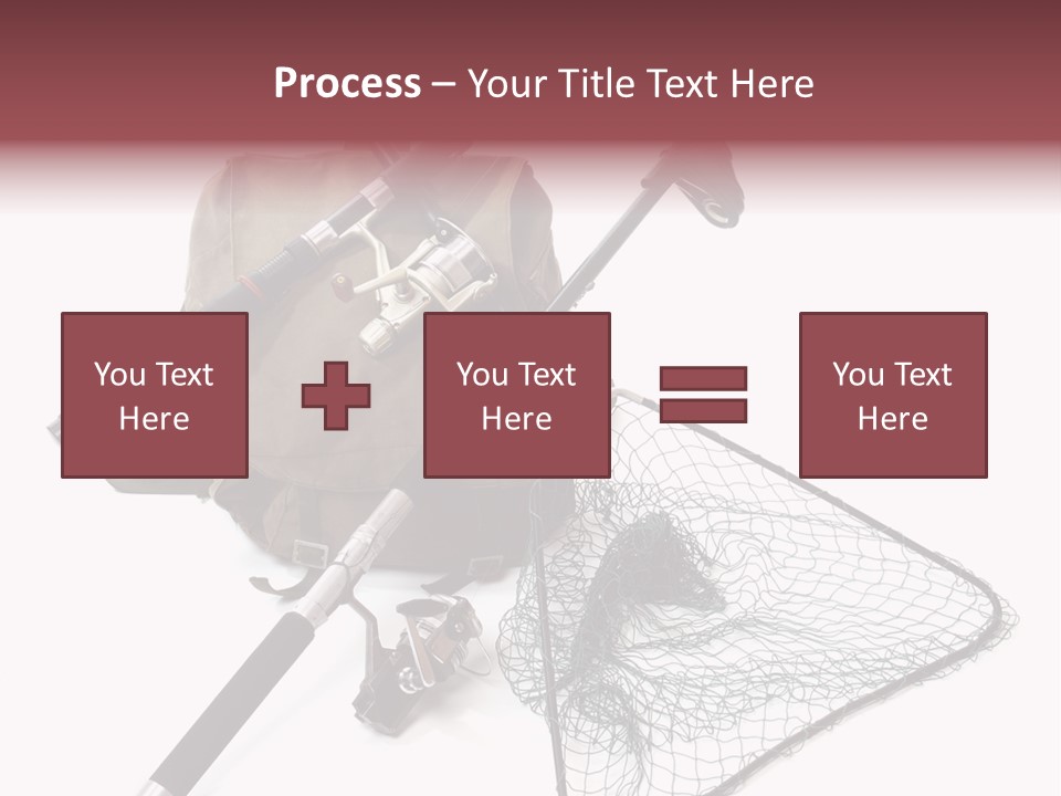 Fishing Net Angling Net PowerPoint Template