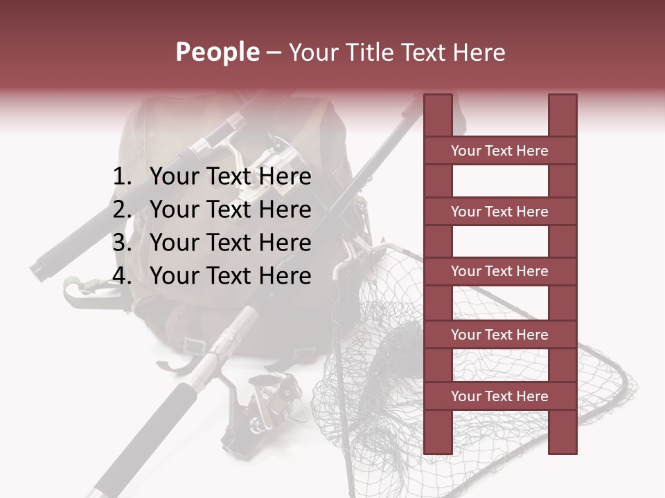 Fishing Net Angling Net PowerPoint Template