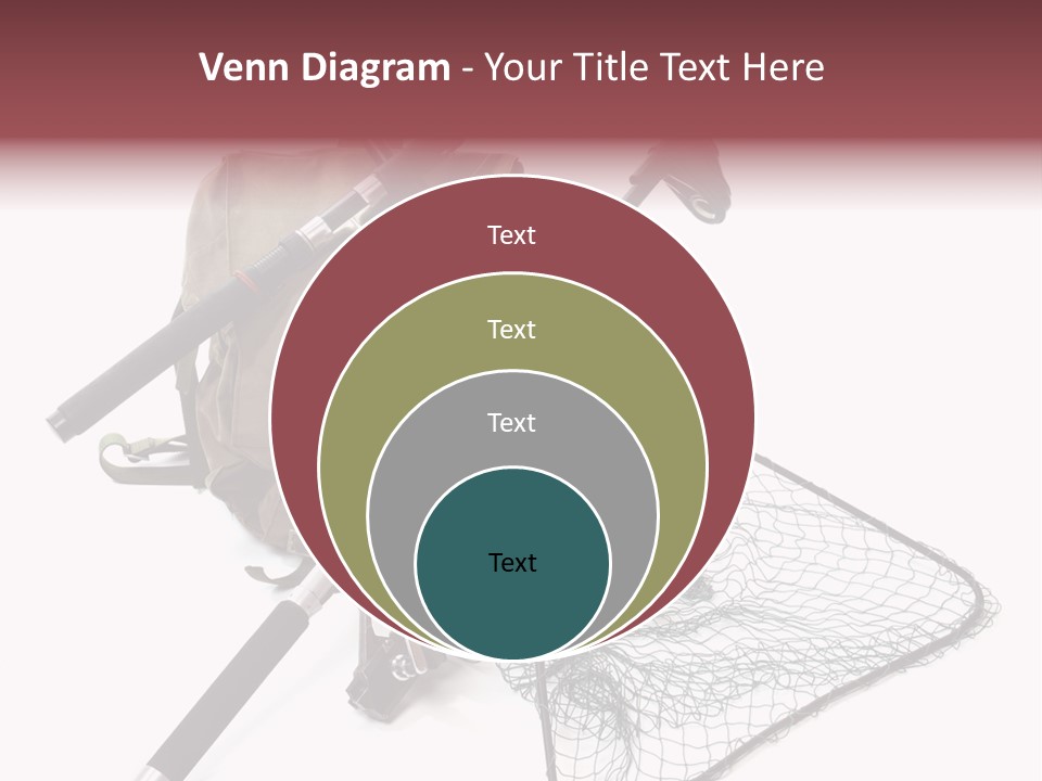 Fishing Net Angling Net PowerPoint Template