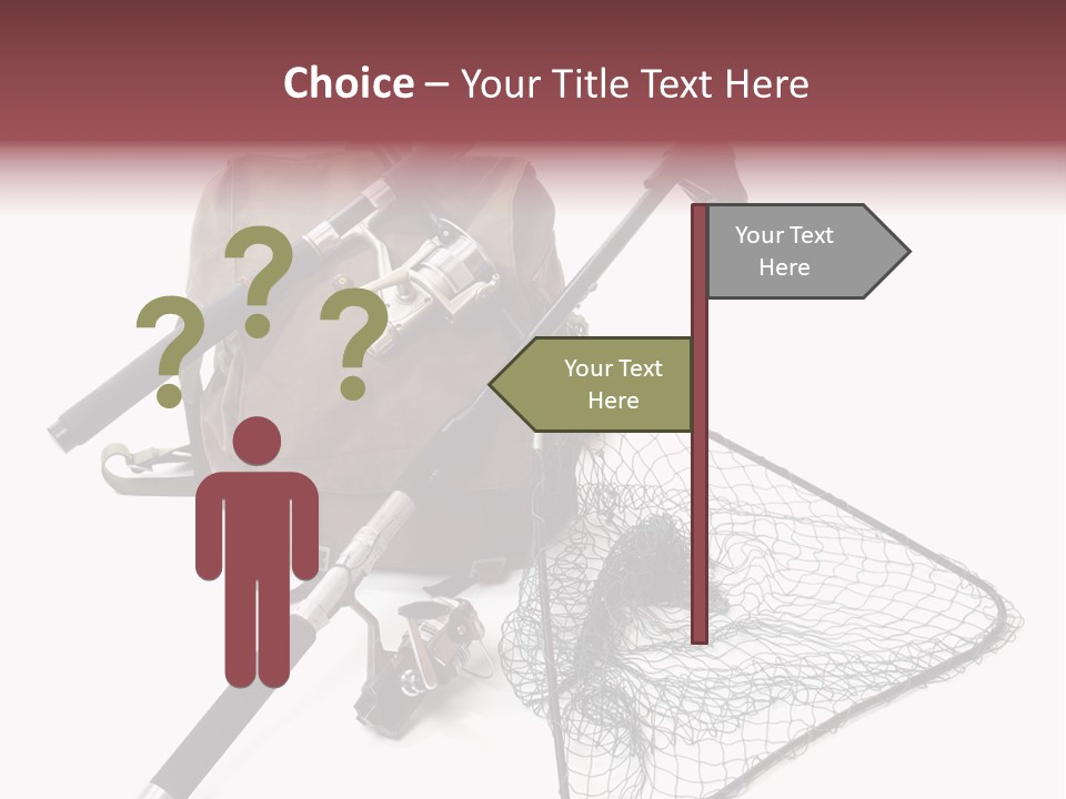 Fishing Net Angling Net PowerPoint Template