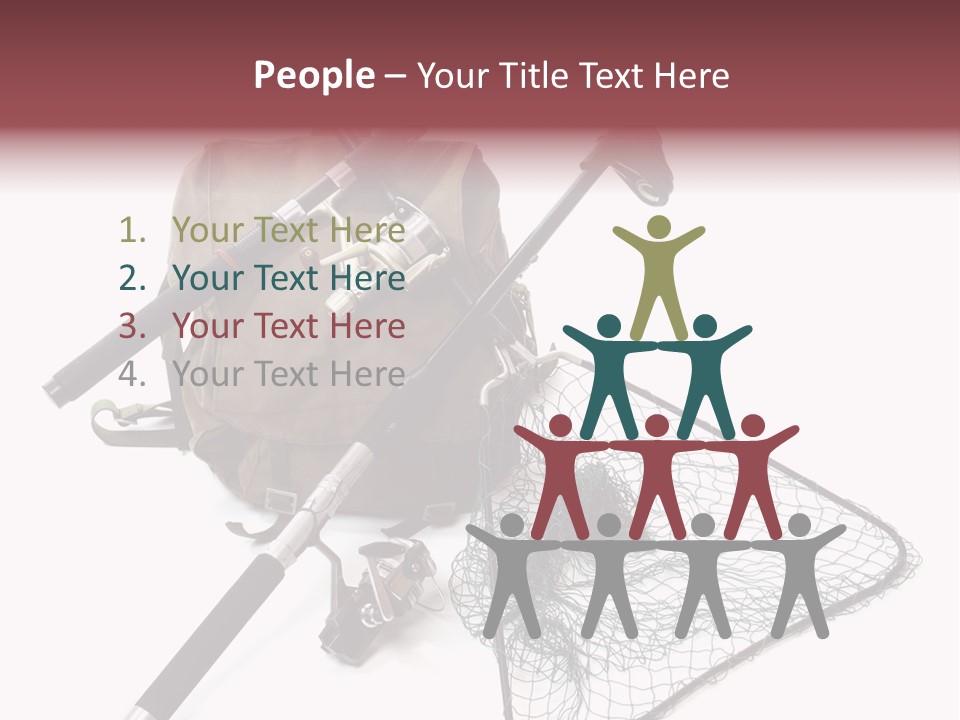 Fishing Net Angling Net PowerPoint Template