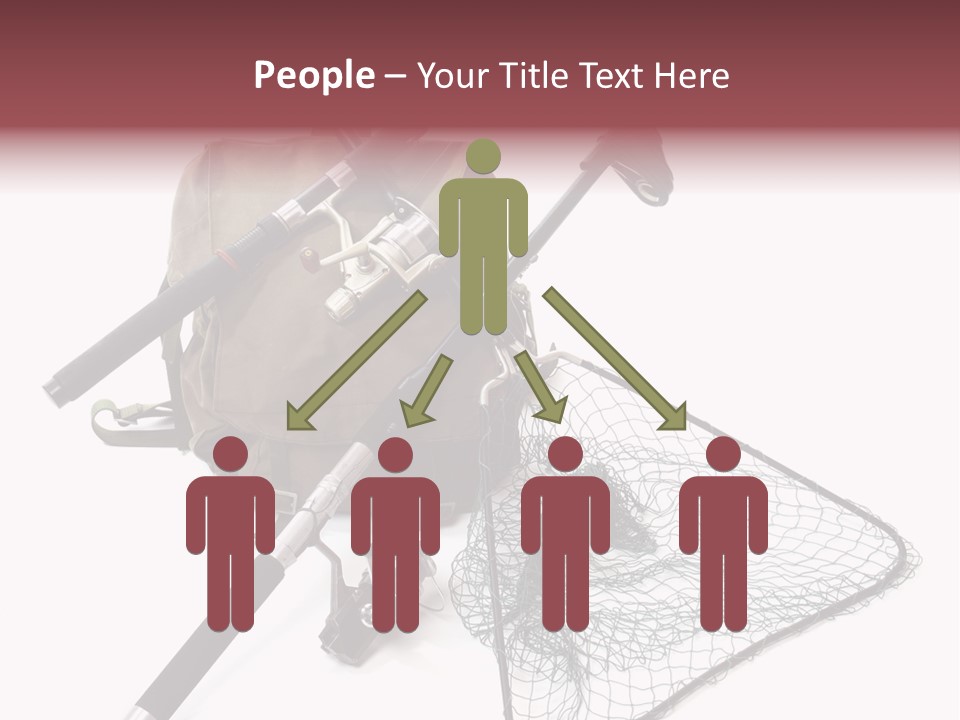 Fishing Net Angling Net PowerPoint Template