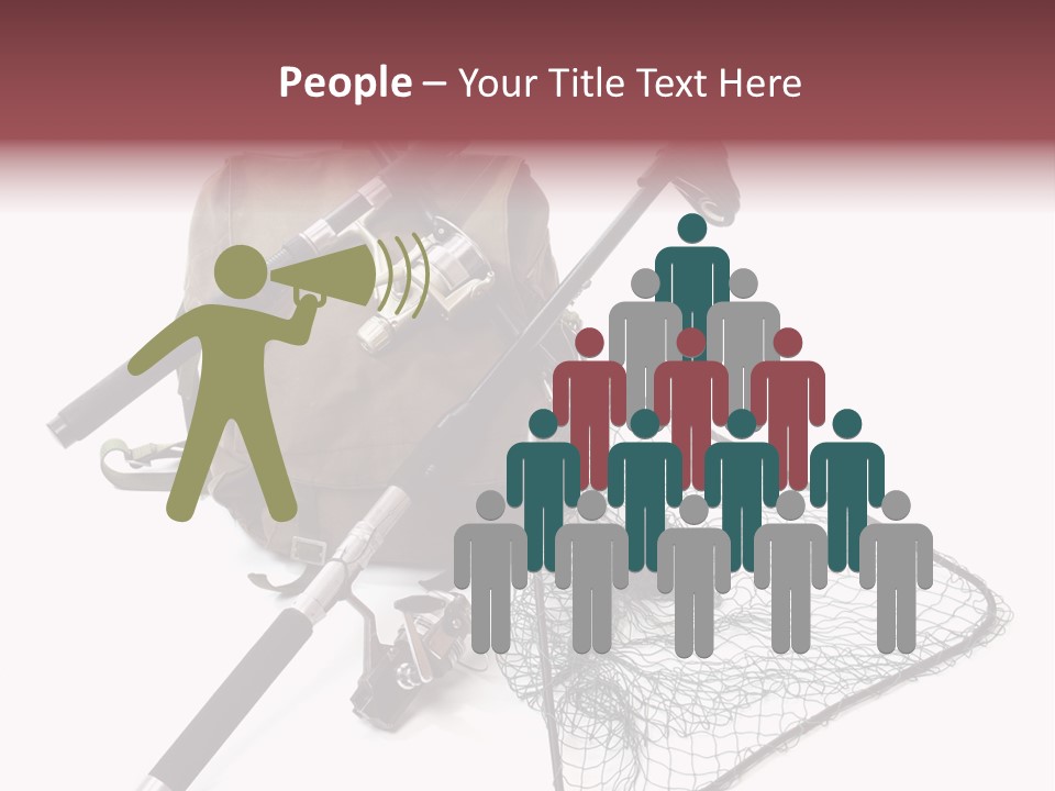 Fishing Net Angling Net PowerPoint Template
