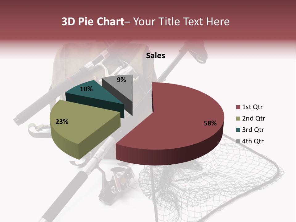 Fishing Net Angling Net PowerPoint Template