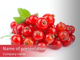 Dessert Food Ripe PowerPoint Template