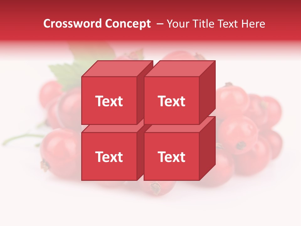 Dessert Food Ripe PowerPoint Template