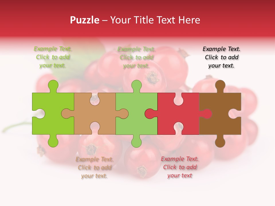 Dessert Food Ripe PowerPoint Template