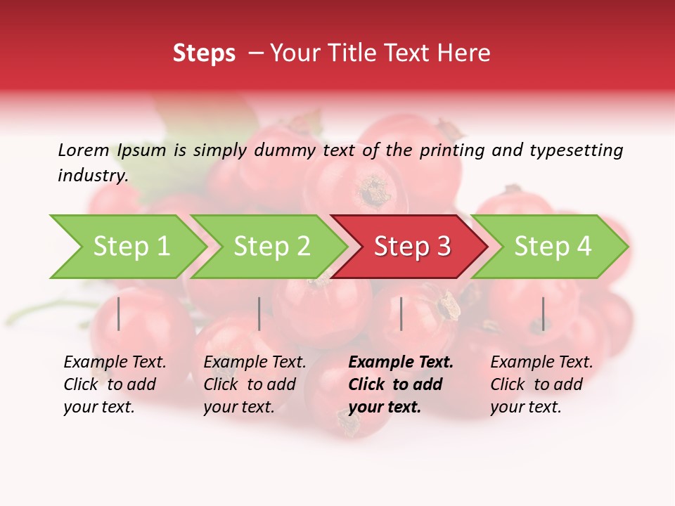 Dessert Food Ripe PowerPoint Template