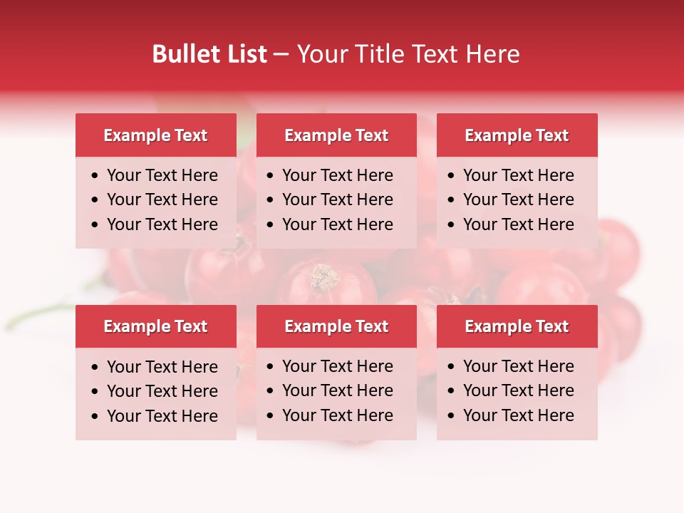 Dessert Food Ripe PowerPoint Template