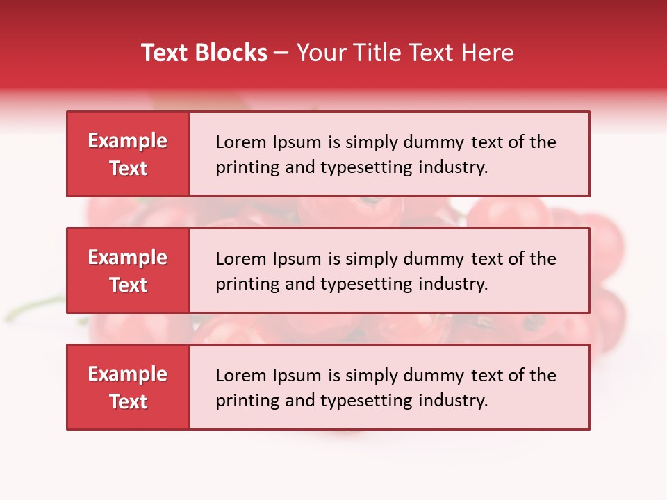 Dessert Food Ripe PowerPoint Template